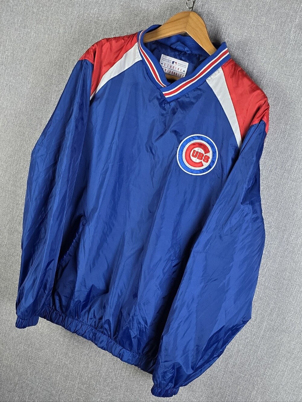 Chicago Cubs Genuine Merchandise Blue/Red Windbreaker Mens Sz M